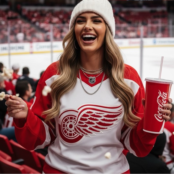 Nike Detroit Red Wings Mathieu Dandenault Jersey - Picture 1 of 5